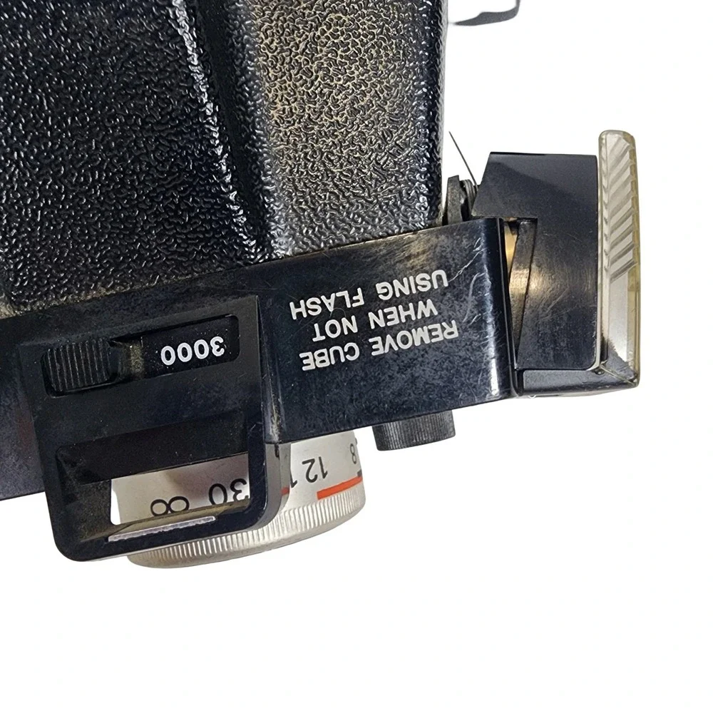 Polaroid Super Shooter Land Camera Vintage Instant Film Black Silver USA
